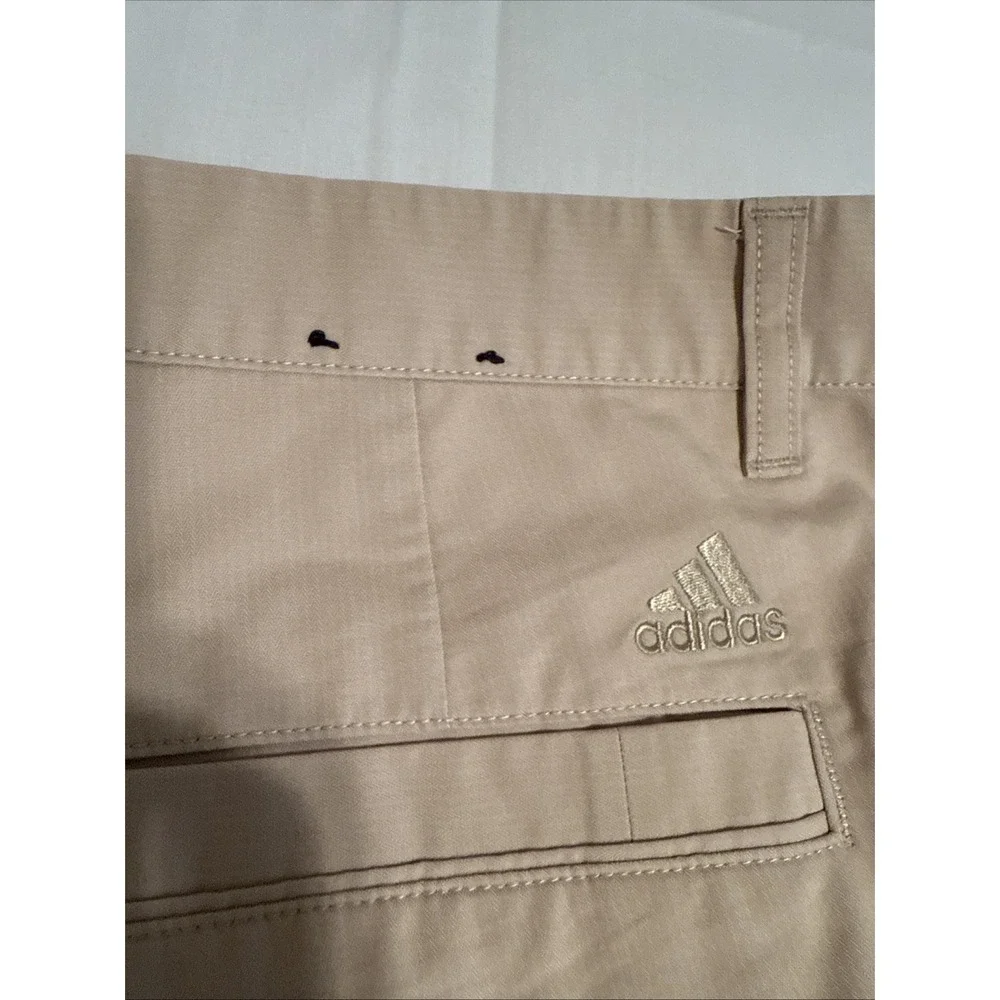 PANTS GOLF Adidas MENS 36x32 Beige Tan Pants Climalite  Golfing Lightweight